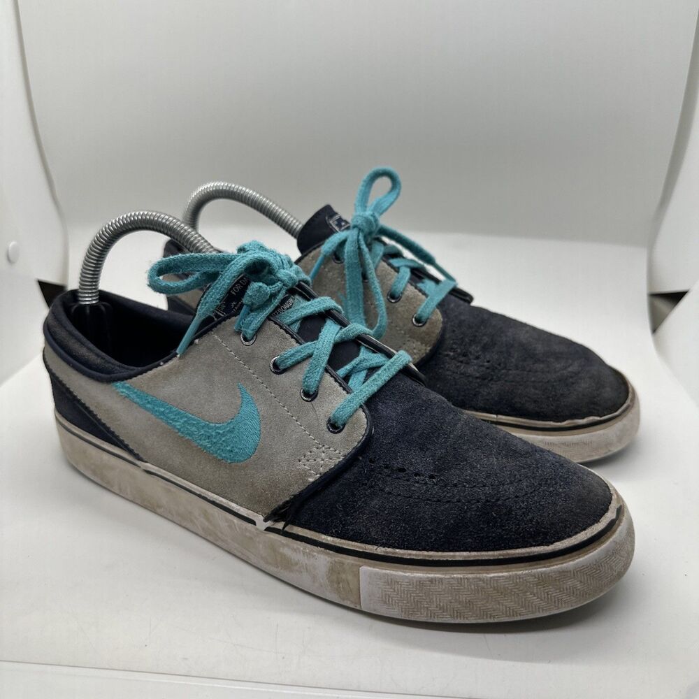 Mens Size 7.5 Blue Nike SB Zoom Stefan Janoski Skateboarding Shoes 333824 440